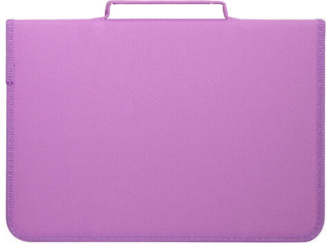 Папка для труда BRAUBERG А4 с ручкой, 1 отделение, органайзер, молния вокруг, "Cute Owls", 270343