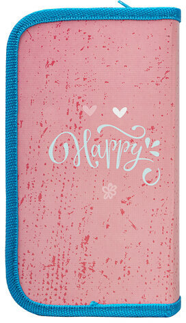 Пенал ПИФАГОР, 2 отделения, ламинированный картон, 19х11 см, "Bunnies", 270882