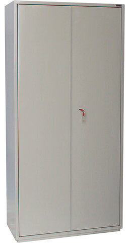 Шкаф металлический для документов BRABIX "KBS-10", 1803х880х390 мм, 77 кг, 2 отделения, сварной, 291159