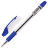 Ручка шариковая с грипом BRAUBERG "Samurai", СИНЯЯ, корпус прозрачный, узел 0,7 мм, линия письма 0,35 мм, 141149
