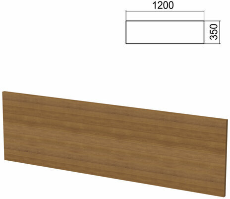 Экран к столам на металлокаркасе "Арго", шириной 1200 мм, орех