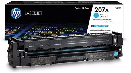 Картридж лазерный HP (W2211A) Color LJ M282/M283/M255, №207A, голубой, оригинальный, ресурс 1250 страниц