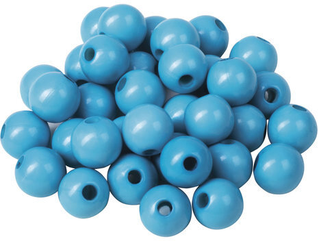 Бусины для творчества "Шарики", 8 мм, 30 грамм, серые, голубые, салатовые, ОСТРОВ СОКРОВИЩ, 661238