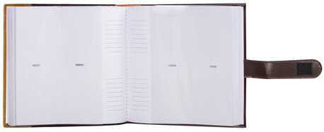 Фотоальбом BRAUBERG на 200 фото 10х15 см, под гладкую кожу, бумажные страницы, застежка, темно-коричневый, 390479