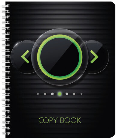 Тетрадь А5, 48 л., BRAUBERG, гребень, клетка, выборочный лак, ГЛОБАЛЬНАЯ СЕТЬ, 402819