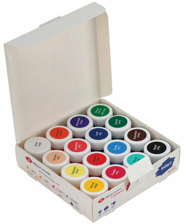 Краски акриловые глянцевые "Я - Художник!", 16 цветов по 15 мл, в банках, 229411818