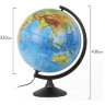 Глобус физический GLOBEN "Классик", диаметр 320 мм, с подсветкой, К013200017