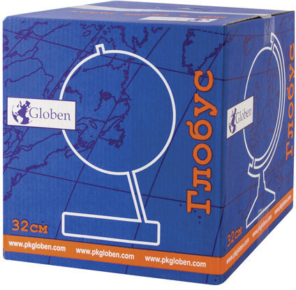 Глобус физический GLOBEN "Классик", диаметр 320 мм, с подсветкой, К013200017