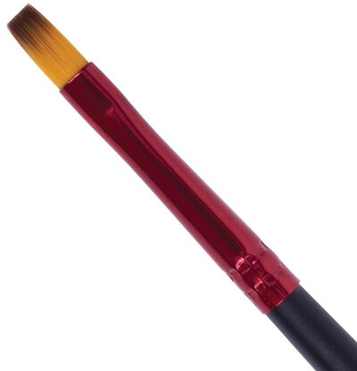 Кисть синтетика, плоская № 5, BRAUBERG PREMIUM, 201014