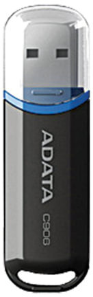 Флеш-диск 16 GB, A-DATA C906, USB 2.0, черный, AC906-16G-RBK