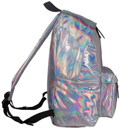 Рюкзак BRAUBERG универсальный, сити-формат, серебро, "Винтаж", 20 литров, 41х32х14 см, 226421