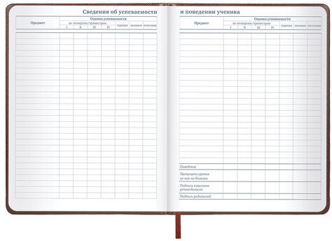Дневник 1-11 класс 48 л., кожзам (твердая с поролоном), нашивка, BRAUBERG IGUANA, коричневый, 107227