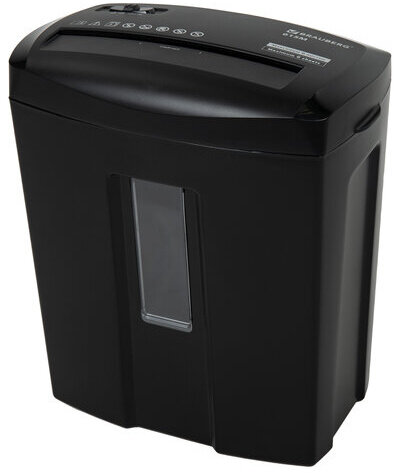 Уничтожитель (шредер) BRAUBERG 615M, 5 уровень секретности, фрагменты 3х12 мм, 6 листов, 15 л, 532152