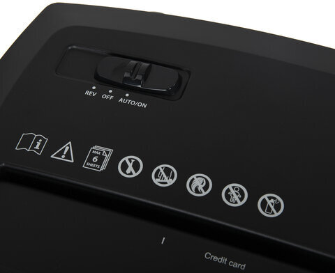 Уничтожитель (шредер) BRAUBERG 615M, 5 уровень секретности, фрагменты 3х12 мм, 6 листов, 15 л, 532152