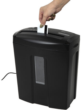 Уничтожитель (шредер) BRAUBERG 615M, 5 уровень секретности, фрагменты 3х12 мм, 6 листов, 15 л, 532152