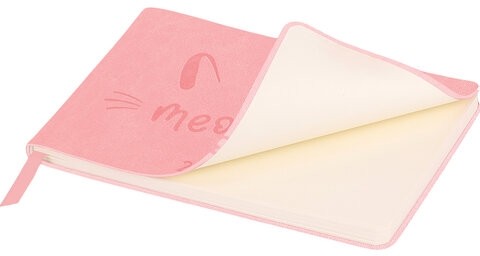 Еженедельник датированный 2026 МАЛЫЙ ФОРМАТ 105х160 мм, А6, BRAUBERG "Imprint", тиснение, розовый, 117213