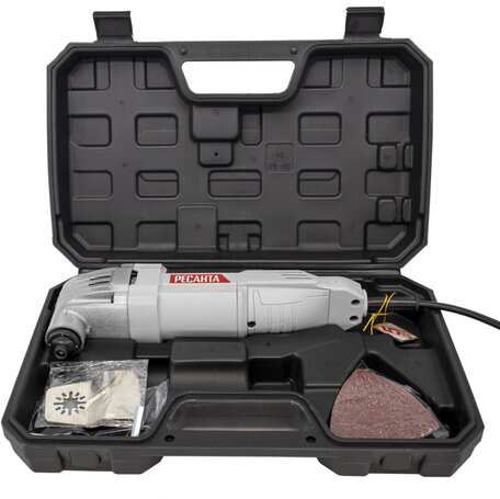 Многофункциональный инструмент (реноватор), 400 Вт, 22000 колебаний/мин, РЕСАНТА 75/4/2