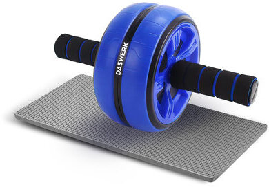 Ролик для пресса 16х28 см с ковриком, нагрузка до 150 кг, DASWERK, 680018