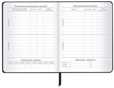 Дневник 1-11 класс 48 л., кожзам SoftTouch (твердая с поролоном), фольга, BRAUBERG, "Marble", 106194