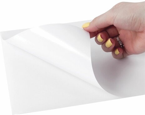 Этикетка самоклеящаяся УДАЛЯЕМАЯ 210х297 мм, 1 этикетка, белая, 70 г/м2, 25 листов, TANEX, сырье Финляндия, 114546, TW-2000