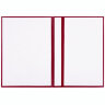 Папка адресная бумвинил бордовый, "Рамка", формат А4, STAFF, 121919