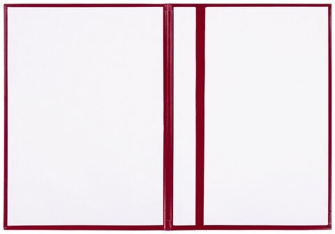 Папка адресная бумвинил бордовый, "Рамка", формат А4, STAFF, 121919