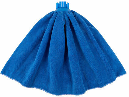 Насадка МОП "ЮБОЧКА" из микрофибры для швабры, крепление еврорезьба, длина 30 см, LAIMA, 607461, -