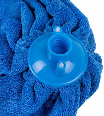 Насадка МОП "ЮБОЧКА" из микрофибры для швабры, крепление еврорезьба, длина 30 см, LAIMA, 607461, -