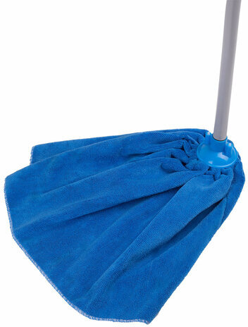 Насадка МОП "ЮБОЧКА" из микрофибры для швабры, крепление еврорезьба, длина 30 см, LAIMA, 607461, -