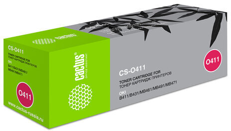 Тонер-картридж CACTUS (CS-O411) для OKI B411/B431, ресурс 3000 стр.