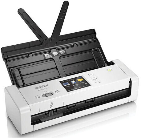 Сканер потоковый BROTHER ADS-1700W А4, 25 стр./мин, 1200x1200, ДАПД, Wi-Fi, ADS1700W
