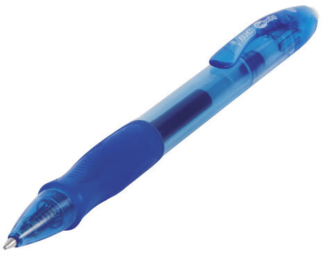 Ручка гелевая автоматическая с грипом BIC "Gelocity Original", СИНЯЯ, узел 0,7 мм, линия письма 0,35 мм, 829158