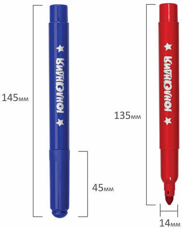 Фломастеры ЮНЛАНДИЯ 10 цветов, "ЮНЛАНДИК В АРКТИКЕ", утолщенные, ударопрочный наконечник, ПВХ, 151429