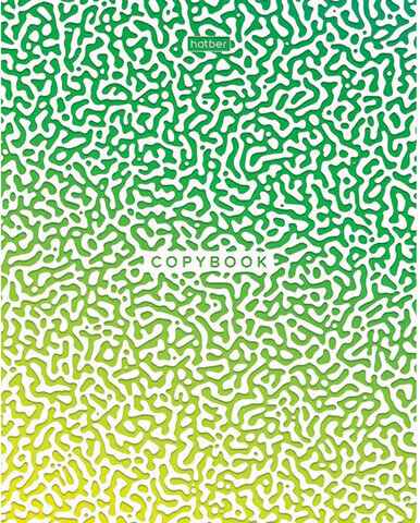 Тетрадь А5, 40 л., HATBER, скоба, клетка, глянцевая ламинация, "Радужные переливы", 40Т5лВ1