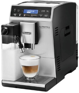 Кофемашина DELONGHI ETAM 29.660.SB, 1450 Вт, объем 1,4 л, емкость для зерен 200 г, автоматический капучинатор, серебристая, ETAM29.660.SB
