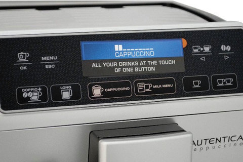 Кофемашина DELONGHI ETAM 29.660.SB, 1450 Вт, объем 1,4 л, емкость для зерен 200 г, автоматический капучинатор, серебристая, ETAM29.660.SB