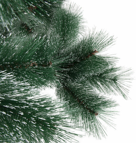Ель новогодняя искусственная "Пушистая" 120 см, с инеем и шишками, зеленая, ЗОЛОТАЯ СКАЗКА, 592043