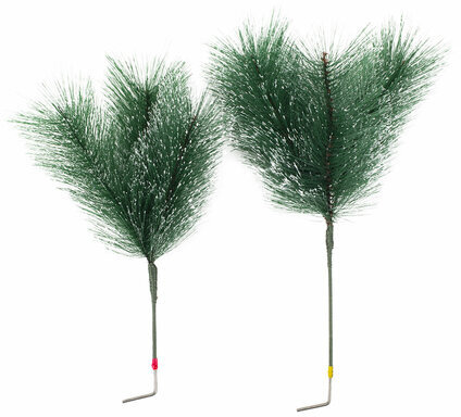 Ель новогодняя искусственная "Пушистая" 120 см, с инеем и шишками, зеленая, ЗОЛОТАЯ СКАЗКА, 592043