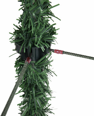 Ель новогодняя искусственная "Пушистая" 120 см, с инеем и шишками, зеленая, ЗОЛОТАЯ СКАЗКА, 592043