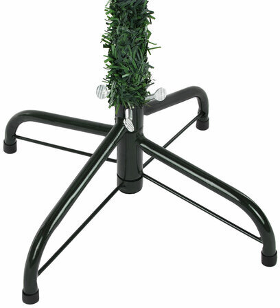 Ель новогодняя искусственная "Пушистая" 120 см, с инеем и шишками, зеленая, ЗОЛОТАЯ СКАЗКА, 592043