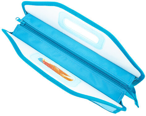 Папка-сумка ЮНЛАНДИЯ, 1 отделение, фетровые ручки, 34х30х11 см, "Moon fox", 270996