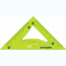 Набор чертежный средний гибкий ЮНЛАНДИЯ "FLEX" (линейка 20 см, 2 треугольника, транспортир), пенал, 210682