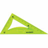 Набор чертежный средний гибкий ЮНЛАНДИЯ "FLEX" (линейка 20 см, 2 треугольника, транспортир), пенал, 210682