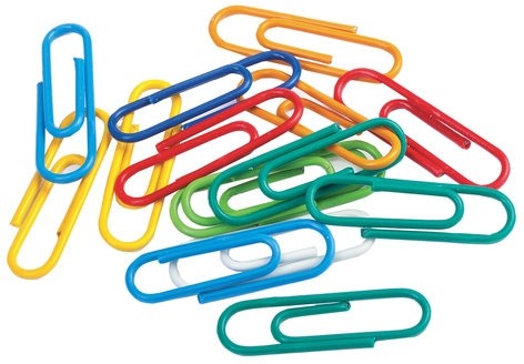 Скрепки BRAUBERG, 28 мм, цветные, 100 шт., в картонной коробке, Россия, 220555