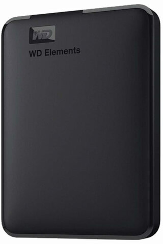 Внешний жесткий диск WD Elements Portable 4TB, 2.5", USB 3.0, черный, WDBU6Y0040BBK-WESN