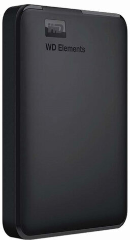 Внешний жесткий диск WD Elements Portable 4TB, 2.5", USB 3.0, черный, WDBU6Y0040BBK-WESN