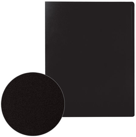 Папка 30 вкладышей STAFF, черная, 0,5 мм, 225697