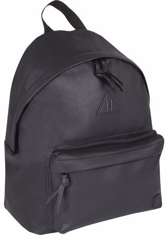 Рюкзак BRAUBERG универсальный, сити-формат, черный, кожзам, "Селебрити", 20 литров, 41х32х14 см, 226423