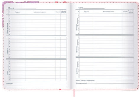 Дневник 1-11 класс 48 л., кожзам (твердая), застежка, BRAUBERG, "Аниме девочка", 107228