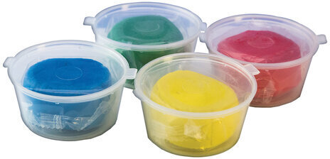 Пластилин на растительной основе (тесто для лепки) ЛУЧ, 4 цвета, 280 г, 26С 1590-08